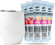 Tumbler & 5 Hydrate Sachets